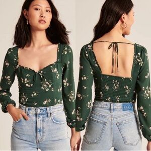 Long Sleeve Sweetheart Top